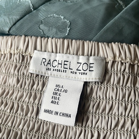 Rachel Zoe Cream Satin Cowl Neck Camisole Tank Top - Picture 4 of 4